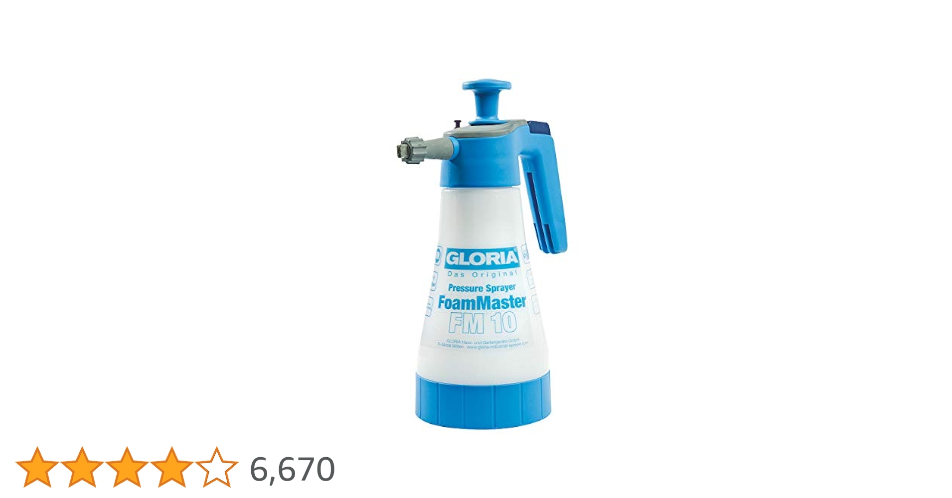 バス・洗面所用品 GLORIA FoamMaster FM 10 楽天市場】泡洗車 GLORIA グロリア FM10 フォームマスター 業務